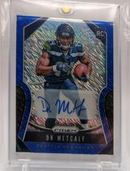 DK Metcalf [Autograph Blue Shimmer Prizm] Football Cards 2019 Panini Prizm Prices