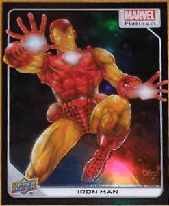 Iron Man [Black Rainbow] #34 Marvel 2023 Upper Deck Platinum