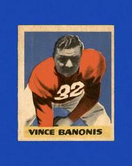 Vince Banonis Football Cards 1949 Leaf Prices