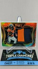 Jerry Jeudy [Tie-Dye Prizm] Football Cards 2020 Panini Select Rookie Swatches Prices