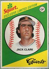 Jack Clark Baseball Cards 1981 Squirt Prices