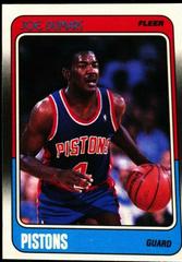 Joe Dumars #40 Basketball Cards 1988 Fleer Prices