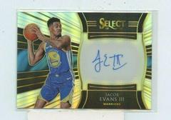 Jacob Evans III #JEV Basketball Cards 2018 Panini Select Rookie Signatures Prices