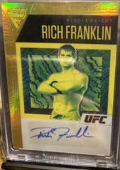 Rich Franklin [Gold] Ufc Cards 2021 Panini Chronicles UFC Flux Auto Prices