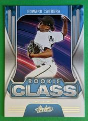 Edward Cabrera #RC-11 Baseball Cards 2022 Panini Absolute Rookie Class Prices
