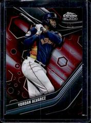 Yordan Alvarez [Red] #67 Baseball Cards 2023 Topps Chrome Black Prices