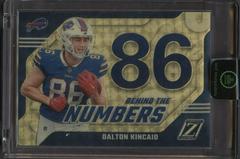 Dalton Kincaid [Gold] #6 Football Cards 2023 Panini Zenith Behind the Numbers Prices