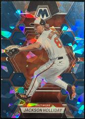 Jackson Holliday [Navy Blue Ice] #15 Baseball Cards 2023 Panini Chronicles Mosaic Prices