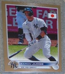 Aaron Judge [Gold] #35 Baseball Cards 2022 Topps Japan Edition Prices