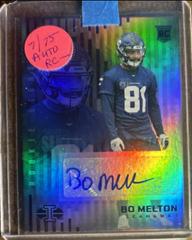 Bo Melton [Blue] #RS-BME Football Cards 2022 Panini Illusions Rookie Signs Prices