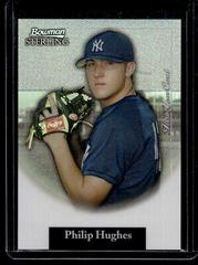 Philip Hughes [Refractor] #BS-PH Baseball Cards 2004 Bowman Sterling Prices