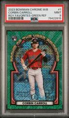 Corbin Carroll [Mega Box Mojo Green] Baseball Cards 2023 Bowman Chrome Rookie of the Year Favorites Prices