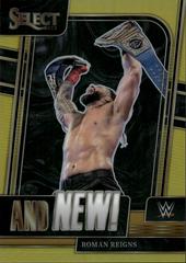Roman Reigns [Gold] #6 Wrestling Cards 2023 Panini Select WWE And NEW Prices