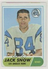 Jack Snow Football Cards 1968 Topps Prices