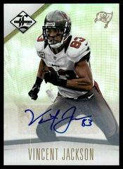 Vincent Jackson [Monikers Gold Autograph] #95 Football Cards 2012 Panini Limited Prices
