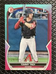 Tommy Troy [Aqua Pink Gradient] #BD-103 Baseball Cards 2023 Bowman Draft Prices