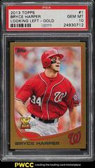 Bryce Harper [Looking Left Gold] #1 Baseball Cards 2013 Topps Prices