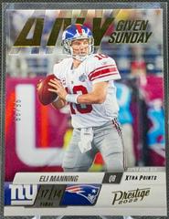 Eli Manning [Gold] Football Cards 2022 Panini Prestige Any Given Sunday Prices