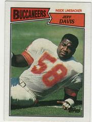 Jeff Davis Football Cards 1987 Topps Prices