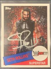 Seth Rollins [Silver] Wrestling Cards 2015 Topps WWE Autographs Prices