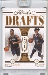 Zion Williamson / Ja Morant [Bronze] #145 Basketball Cards 2022 Panini Flawless Prices