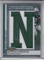 Shonn Greene [Letter Patch Autograph] #128 Football Cards 2009 Topps Finest Prices