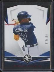 Ronald Acuna Jr. [Red] Baseball Cards 2021 Panini Chronicles Limited Prices