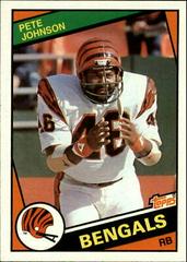 Pete Johnson Football Cards 1984 Topps Prices