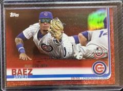 Javier Baez [White Jersey Red Foil] Baseball Cards 2019 Topps Opening Day Prices