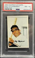 Andy Etchebarren [Hand Cut] Baseball Cards 1969 MLB Photostamps Prices