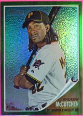 Andrew McCutchen [Green Refractor] Baseball Cards 2011 Topps Heritage Chrome Prices