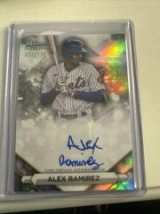 Alex Ramirez [Refractor] Baseball Cards 2023 Bowman Sterling Prospect Autograph Prices