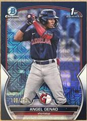 Angel Genao [Mega Box Mojo Navy] #BCP-140 Baseball Cards 2023 Bowman Chrome Prospects Prices