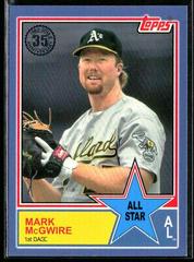 Mark McGwire [Blue] Baseball Cards 2018 Topps 1983 Baseball All Stars Prices