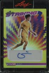 Gavi #S-G1 Soccer Cards 2022 Leaf Vivid Striking Autographs Prices