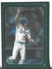 Kirk Gibson [Green Linen] Baseball Cards 2007 Upper Deck Masterpieces Prices