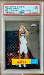 LeBron James [1957 Xfractor] #23 Basketball Cards 2007 Topps Chrome Prices
