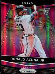 Ronald Acuna Jr. [Pink] Baseball Cards 2018 Panini Chronicles Prizm Prices