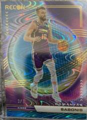 Domantas Sabonis [Platinum Swirl] #23 Basketball Cards 2022 Panini Recon Prices