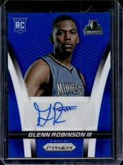 Glenn Robinson III [Purple Prizm] #17 Basketball Cards 2014 Panini Prizm Rookie Autographs Blue Prices