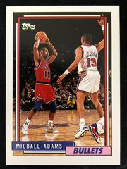 Michael Adams #67 Basketball Cards 1992 Topps Prices