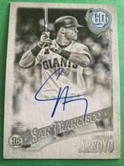 Christian Arroyo [Black & White] #GQA-CA Baseball Cards 2018 Topps Gypsy Queen Autographs Prices