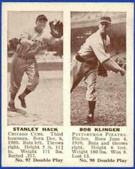 Stanley Hack, Bob Klinger Baseball Cards 1941 Double Play Prices