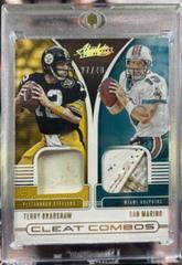 Dan Marino, Terry Bradshaw Football Cards 2019 Panini Absolute Cleat Combos Prices