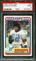 Marcus Dupree #76 Football Cards 1984 Topps USFL Prices