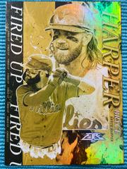 Bryce Harper [Gold Minted] Baseball Cards 2021 Topps Fire Fired Up Prices