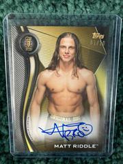 Matt Riddle [Gold] #A-BRO Wrestling Cards 2019 Topps WWE NXT Autographs Prices