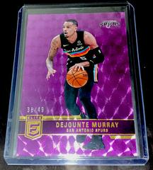 Dejounte Murray [Purple] Basketball Cards 2021 Panini Donruss Elite Prices