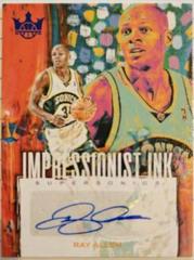 Ray Allen [Sapphire] #6 Basketball Cards 2023 Panini Court Kings Impressionist Ink Prices