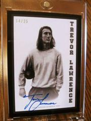 Trevor Lawrence [Autograph Black] #4A Football Cards 2021 Topps X Trevor Lawrence Prices